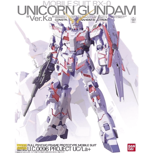Unicorn Gundam Ver.Ka - MG Master Grade 1:100 獨角獸高達 - 4573102641311