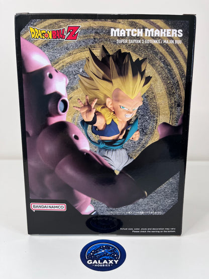 Dragon Ball Z Figure Bundle Set - Match Makers - Super Saiyan 3 Gotenks VS Majin Buu - 4983164288223 + 4983164288230