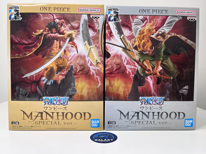 One Piece Figure Bundle Set - Manhood - Gol D. Roger & Edward Newgate (Special Ver.) - 4983164288360 + 4983164288353