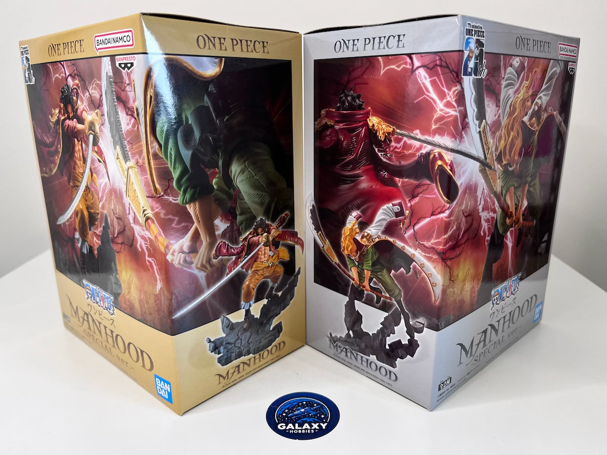 One Piece Figure Bundle Set - Manhood - Gol D. Roger & Edward Newgate (Special Ver.) - 4983164288360 + 4983164288353