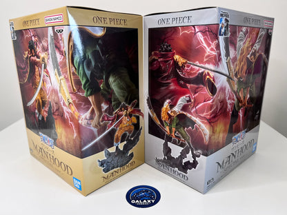 One Piece Figure Bundle Set - Manhood - Gol D. Roger & Edward Newgate (Special Ver.) - 4983164288360 + 4983164288353