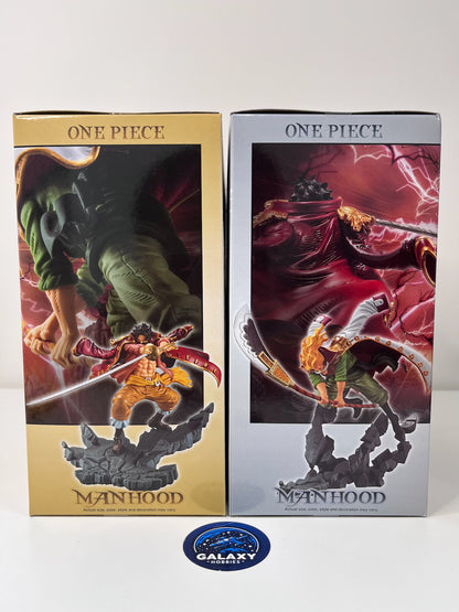 One Piece Figure Bundle Set - Manhood - Gol D. Roger & Edward Newgate (Special Ver.) - 4983164288360 + 4983164288353