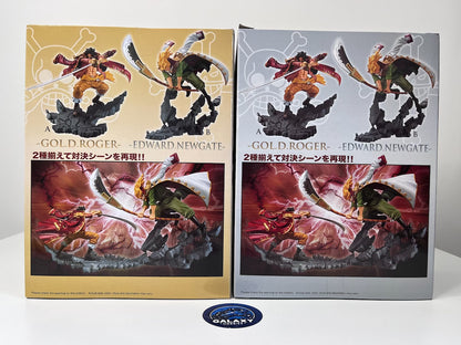 One Piece Figure Bundle Set - Manhood - Gol D. Roger & Edward Newgate (Special Ver.) - 4983164288360 + 4983164288353