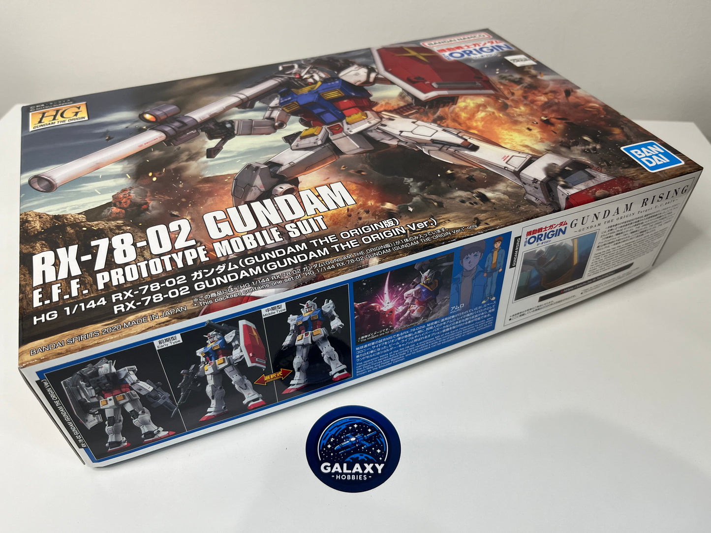 HG Gundam The Origin - 1/144 - RX-78-02 Gundam (Gundam The Origin Ver.) - 4573102589293 - Treasure Chest Non-refundable