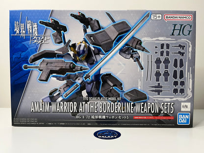 HG - Hobby Kit 1/72 - Amaim Warrior At The Borderline Weapon Set 5 (Repeat) - 4573102653284
