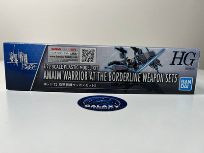 HG - Hobby Kit 1/72 - Amaim Warrior At The Borderline Weapon Set 5 (Repeat) - 4573102653284