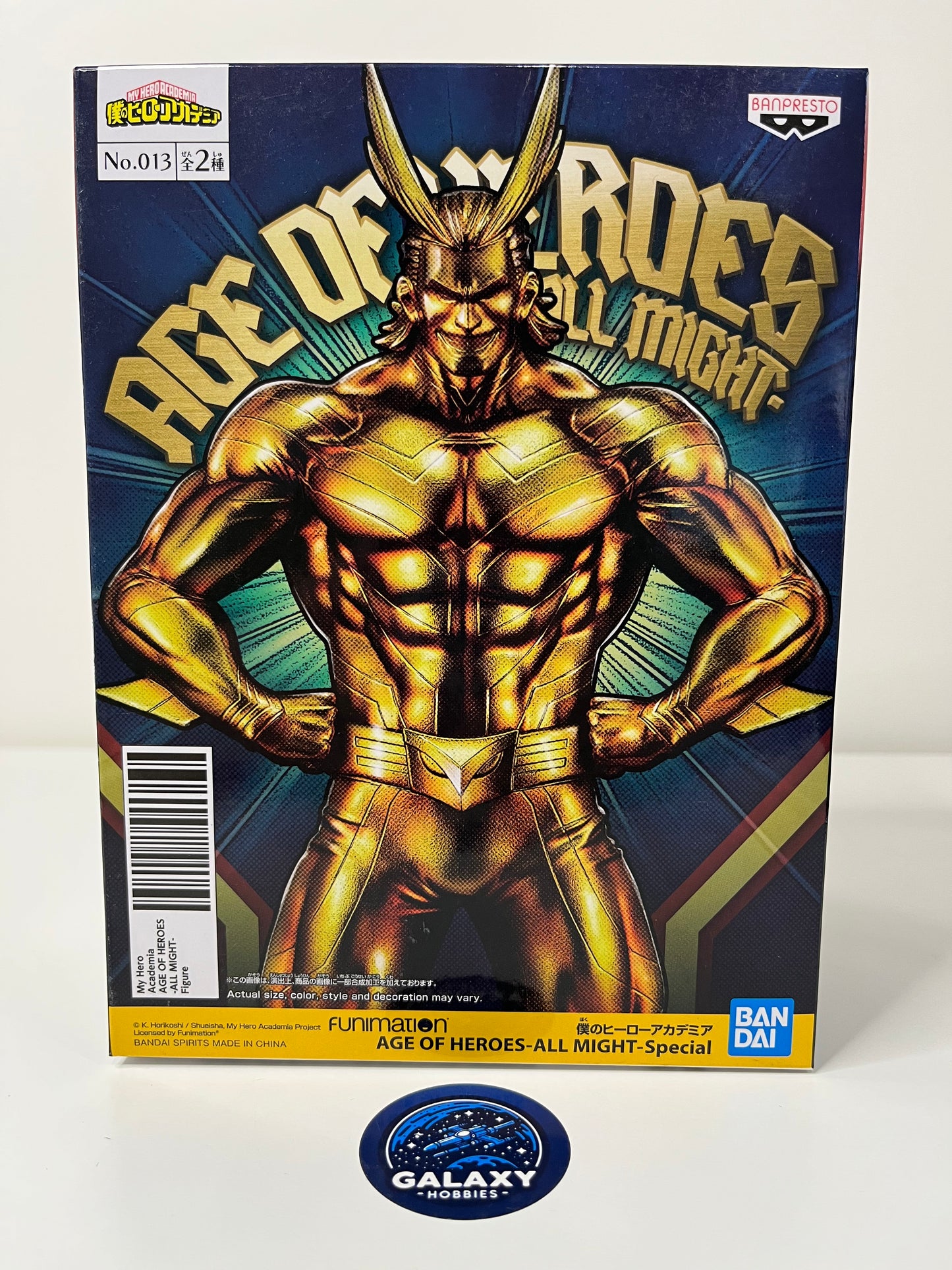 My Hero Academia - Age Of Heroes - All Might (Special Ver.A) - 4983164187342